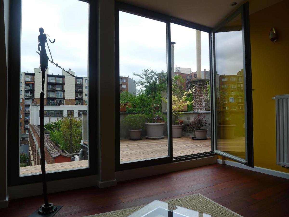 B&B La Chambre De Plume Schaerbeek ภายนอก รูปภาพ